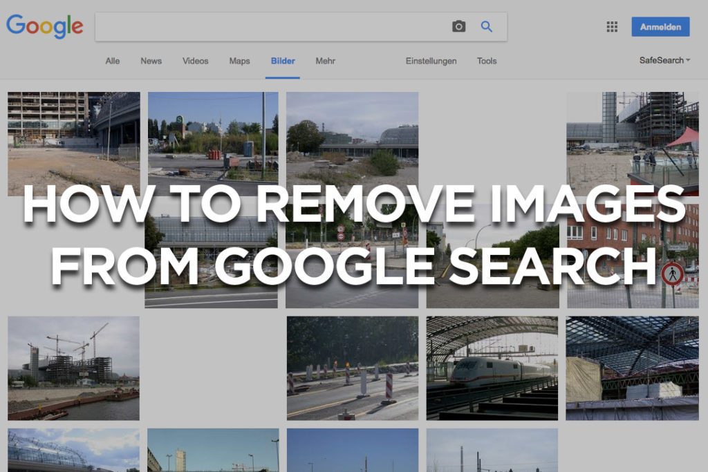deleting photos from google search