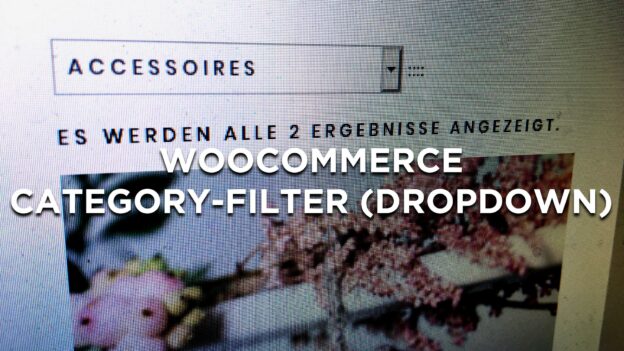 WooCommerce Category Filter Dropdown